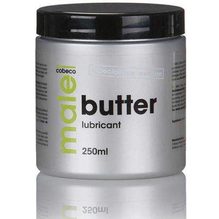 COBECO - MALE Weiße Massagebutter 250 ml – Langanhaltende männliche Gleitcreme