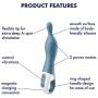 SATISFYER A-MAZING 1 Vibrator für A-Punkt Stimulation Blau