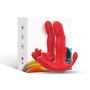 ARMONY Analvibrator Panty mit Fernbedienung, C- und G-Punkt Stimulator, Rot
