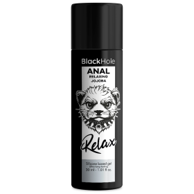 BLACK HOLE Anal Relaxing mit Jojoba auf Silikonbasis 30 ml – Langanhaltendes Gleitgel für angenehmen Analgenuss