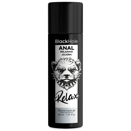 BLACK HOLE Anal Relaxing mit Jojoba auf Silikonbasis 30 ml – Langanhaltendes Gleitgel für angenehmen Analgenuss