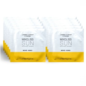MIXGLISS Silikon-Lubrikant mit Monoi-Duft, 12x4ml Monodosen