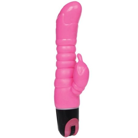 BAILE - Realistischer Vibrator Rosa 22,5 cm mit Klitoris-Stimulator