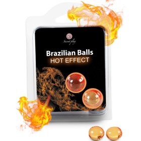 SECRETPLAY Brazilian Balls Wärmewirkung 2 Stück - Erotisches Massageöl