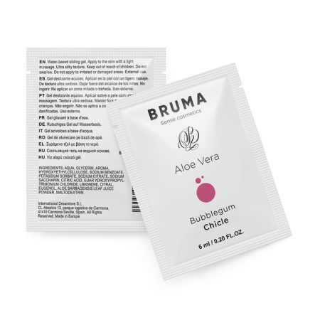 BRUMA - 6 ml Aloe Vera Gleitgel mit Kaugummigeschmack