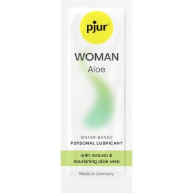PJUR WOMAN Aloe Wasserbasiertes Gleitmittel 2 ml – Feuchtigkeitsspendend & Hautschonend