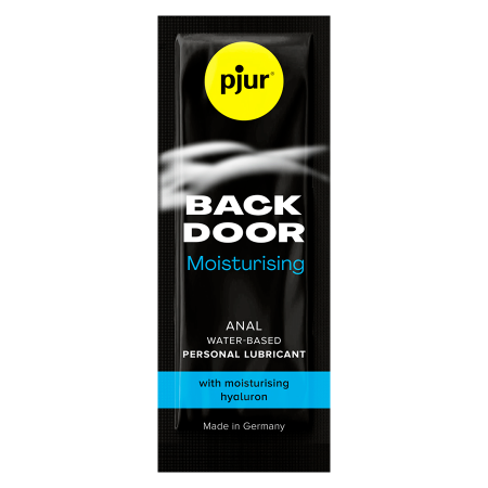 PJUR Back Door Moisturising Anal Lubricant 2 ml – wasserbasiert mit Hyaluronsäure