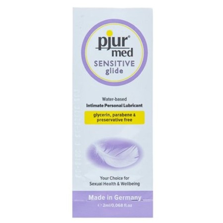 PJUR MED Sensitive Glide wasserbasierter Gleitgel 2 ml - sanfte Pflege
