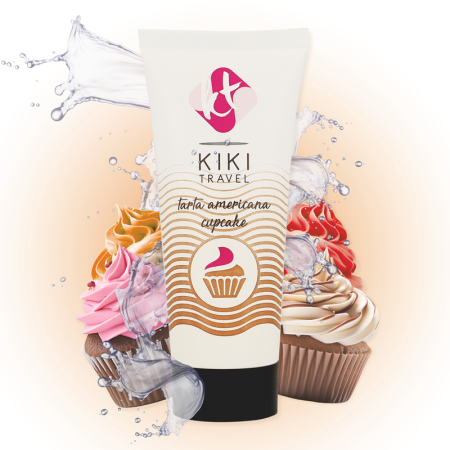 KIKÍ TRAVEL - Gleitgel mit Geschmack Amerikanischer Cupcake 50 ml