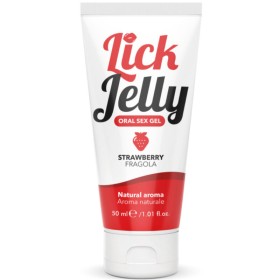 INTIMATELINE Lick Jelly Erdbeer Gleitgel 50 ml – Aromatischer Feuchtigkeitsspender