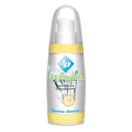 ID FRUTOPIA - Bananengeschmack 100 ml - Natürlicher, zuckerfreier Gleitgel