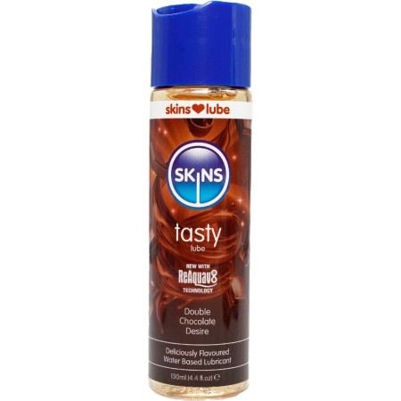 SKINS Tasty Wasserbasiertes Gleitmittel Doppel-Schokolade 130 ml