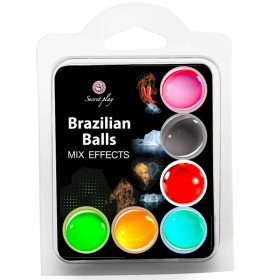 SECRET PLAY SET 6 Brazilian Balls Mix mit verschiedenen Effekten