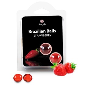 SECRETPLAY - Brazilian Balls Erdbeer Geschmack 2er Set