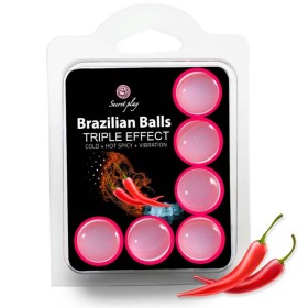 SECRETPLAY - Set mit 6 Brazilian Balls mit Dreifachem Effekt