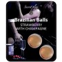 SECRETPLAY - 2er Set Brazilian Balls Erdbeeren mit Cava Aroma