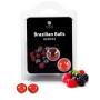 SECRETPLAY Brazilian Balls Frutas del Bosque - 2er Set mit aromatisiertem Gleitmittel