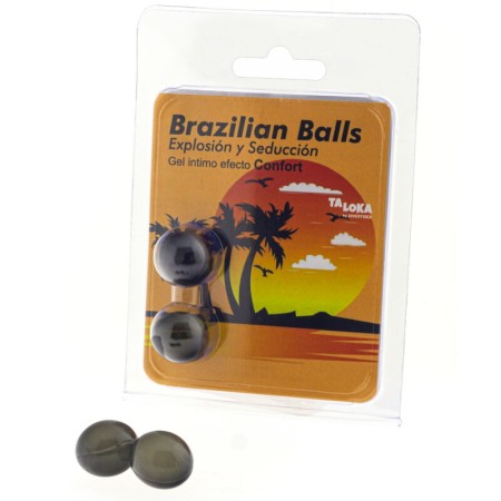 TALOKA - 2 Brazilian Balls Gel mit Komfort-Effekt und erregendem Lubrikant