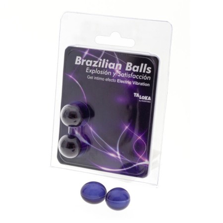 TALOKA Brazilian Balls Gel mit elektrischem Vibrations-Effekt – 2er Pack
