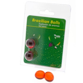 TALOKA - 2 Brazilian Balls Intimes Gel Erdbeere & Champagner