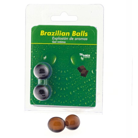 TALOKA Brazilian Balls Intimgel Schokolade – 2 Stück