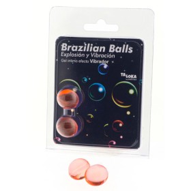TALOKA - 2 Brazilian Balls mit vibrierendem Gel-Lubrikant