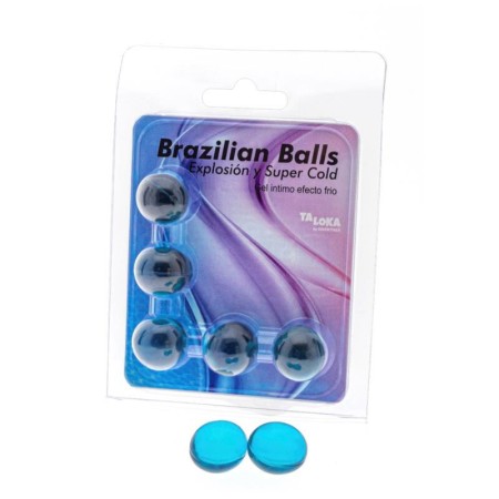 TALOKA - 5 Brazilian Balls Gel mit Kühleffekt und erotisierendem Effekt