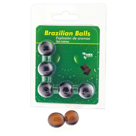 TALOKA - 5 Brazilian Balls Intimes Schokoladengel