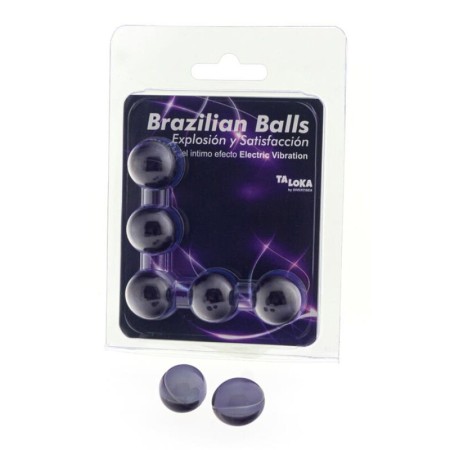 TALOKA - 5 Brazilian Balls mit elektrischem Vibrations-Gel