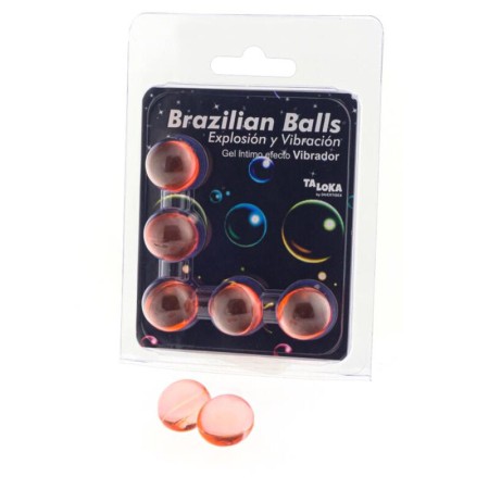 TALOKA - 5 Brazilian Balls Vibrations-Effekt Erregendes Gel