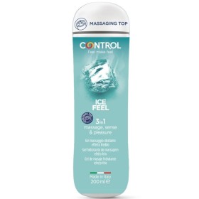 CONTROL 3 in 1 Ice Feel Gel 200 ml – Kühlender Massage- und Gleitgel