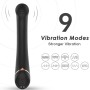 ARMONY Vibrator mit flacher Silikonspitze, schwarz