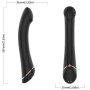 ARMONY Vibrator mit flacher Silikonspitze, schwarz