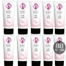 KIKÍ TRAVEL - Wasserbasierter Lubrikant mit Wolkengeschmack 50ml, 10+1 Gratis