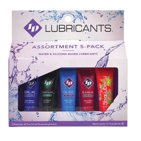 ID JUICY LUBE - 5er Pack 12 ml Aromatisches Gleitmittel