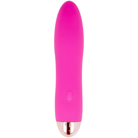 DOLCE VITA - Wiederaufladbarer Vibrator Four Rosa mit 7 Geschwindigkeiten