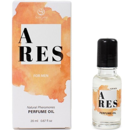 SECRETPLAY ARES natürliches Pheromon-Öl Parfüm für Herren 20 ml