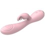 NALONE Magic Stick Vibrator mit Rabbit - Hellrosa, Wiederaufladbar