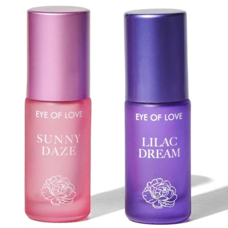 EYE OF LOVE - Bloom Set mit Pheromon Roll-On Parfüm für Tag und Nacht 2 x 5 ml
