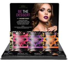 KAMASUTRA Honey Dust Essbarer Körperpuder - Expositor mit Proben
