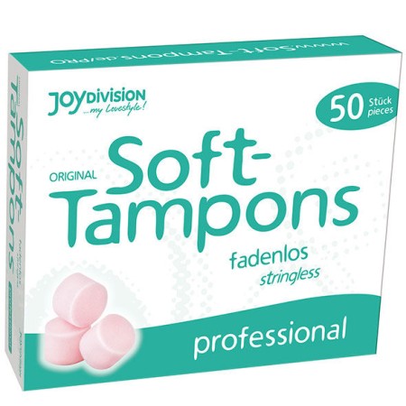 JOYDIVISION SOFT-TAMPONS - Original professionelle Soft-Tampons, 50 Stück