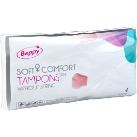 BEPPY - Klassische Tampons ohne Faden, 4 Stück
