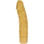 GET REAL - Gold Dicker Original Vibrator in Gold, realistischer Silikon-Vibrator mit kraftvollen Vibrationen