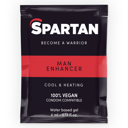 SPARTAN - Gel zur Potenzsteigerung mit Kälte-Wärme-Effekt, 100% vegan, 4ml