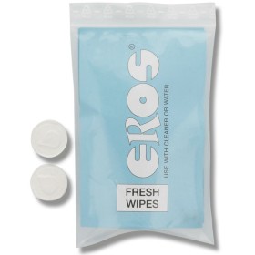 EROS Frische Feuchttücher für Intimhygiene – 12 Stück, 100% natürlich
