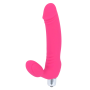 INTENSE - SUGAR Sieben Vibrationsmodi Silikon Dildo Fuchsia