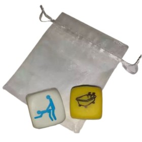 DIABLO PICANTE - 2 Kamasutra-Würfel für Herren mit Position + Ort