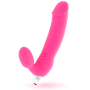INTENSE - SUGAR Sieben Vibrationsmodi Silikon Dildo Fuchsia