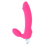INTENSE - SUGAR Sieben Vibrationsmodi Silikon Dildo Fuchsia