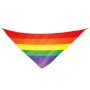 PRIDE - Baumwoll-Dreieckstuch mit Regenbogenflagge